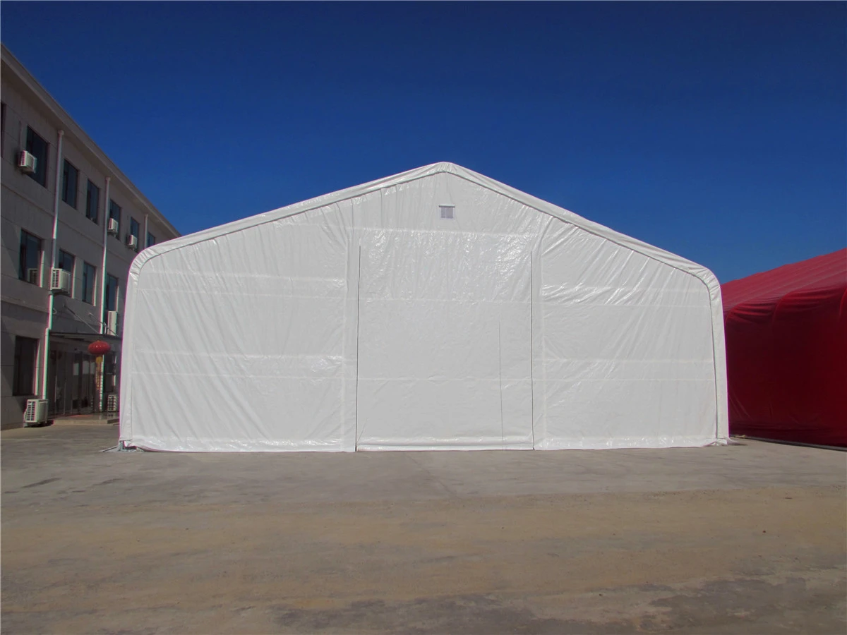 9.15m wide outdoor storage tent 