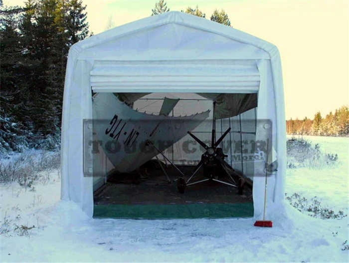 4m wide portable shelter
