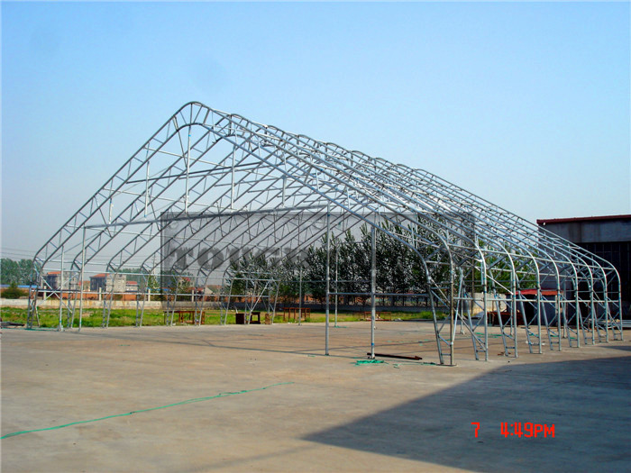 65 ft wide fabric building
