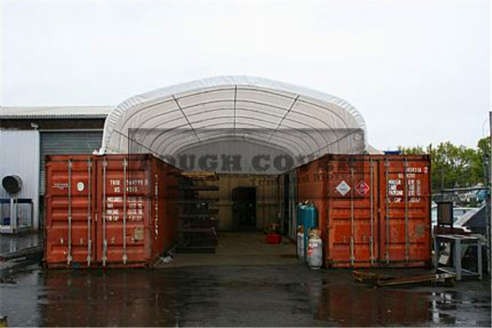 20ft wide container shelter, container canopy