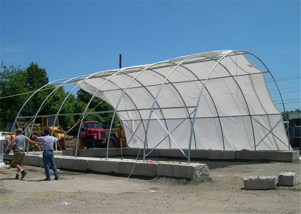 30x65x15 fabric storage building